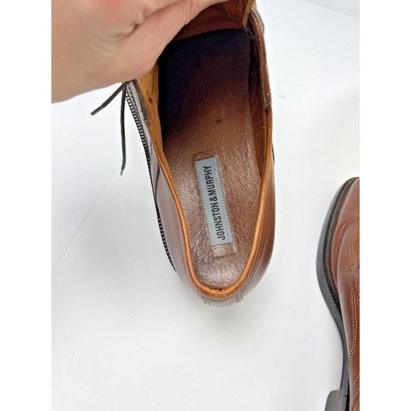 Johnston & Murphy Mens Derby Square Toe Oxford Dress Shoes Size 13 Brown Leather main image 6
